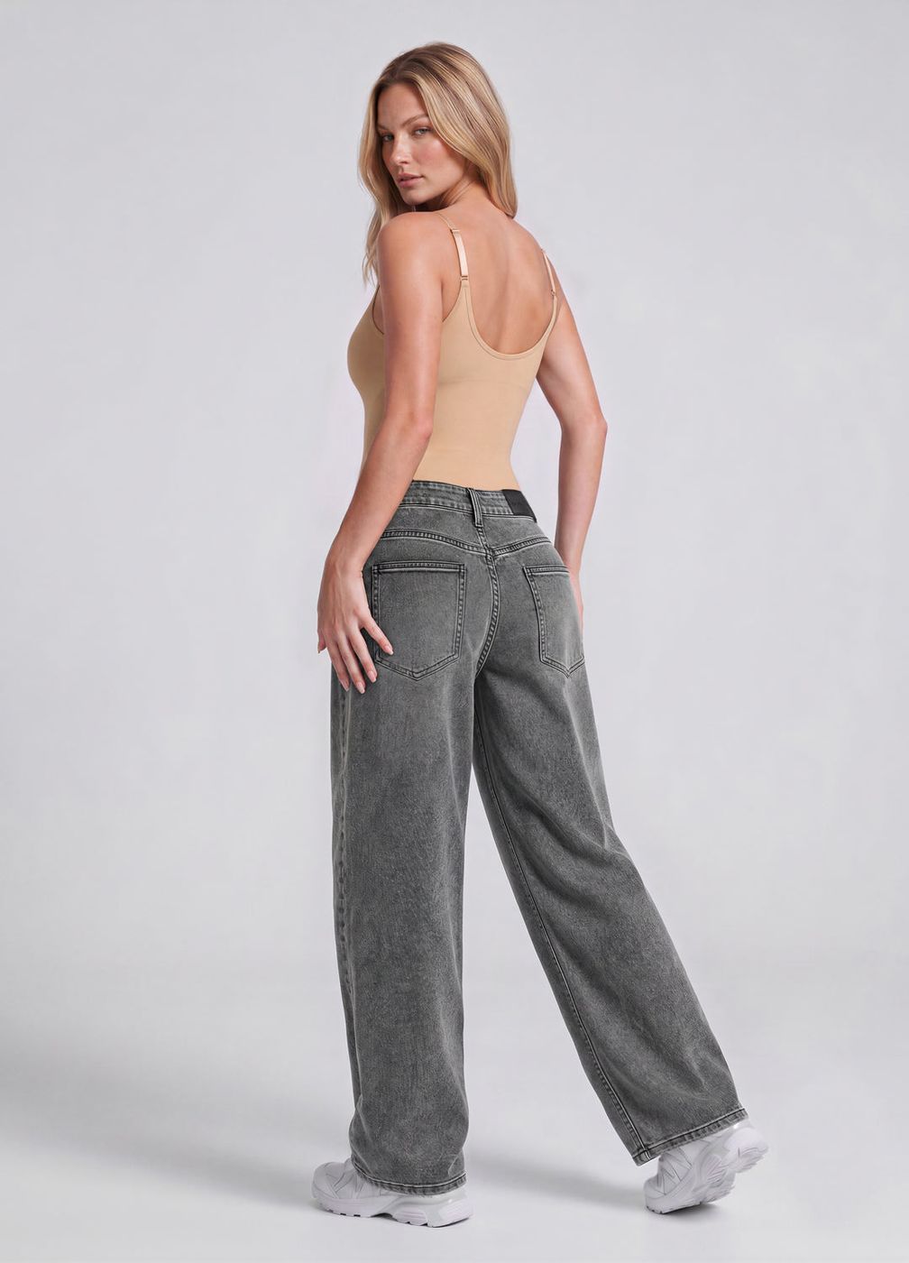 Baggy Jeans in Grey, second view