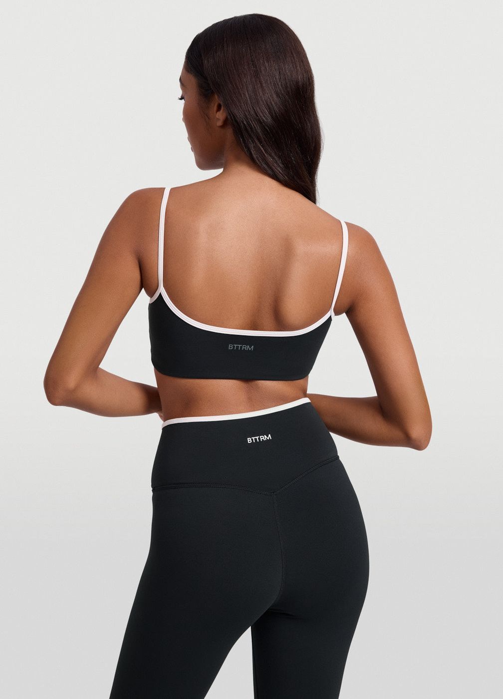Contrast Scoop Top in Black, detail