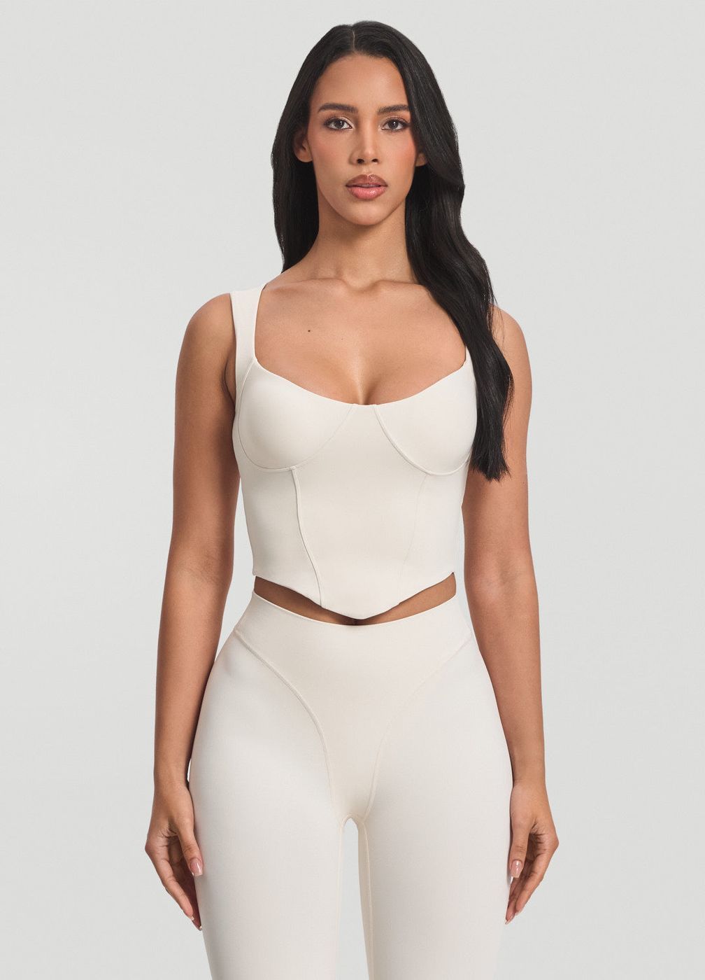Corset Top in Ivory, second view