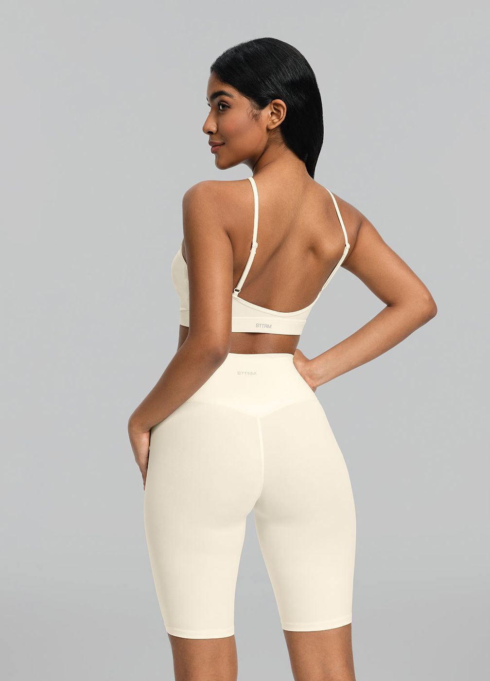 Criss-cross Bra Top in Creamy Vanilla, detail