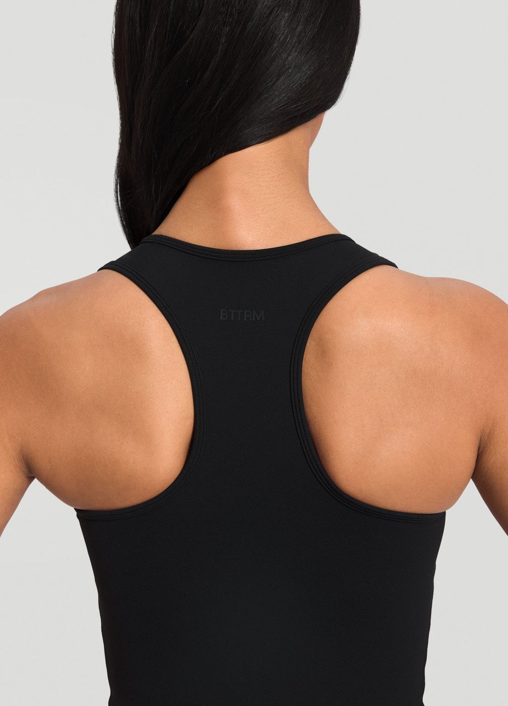 Crop Top in Black, detail