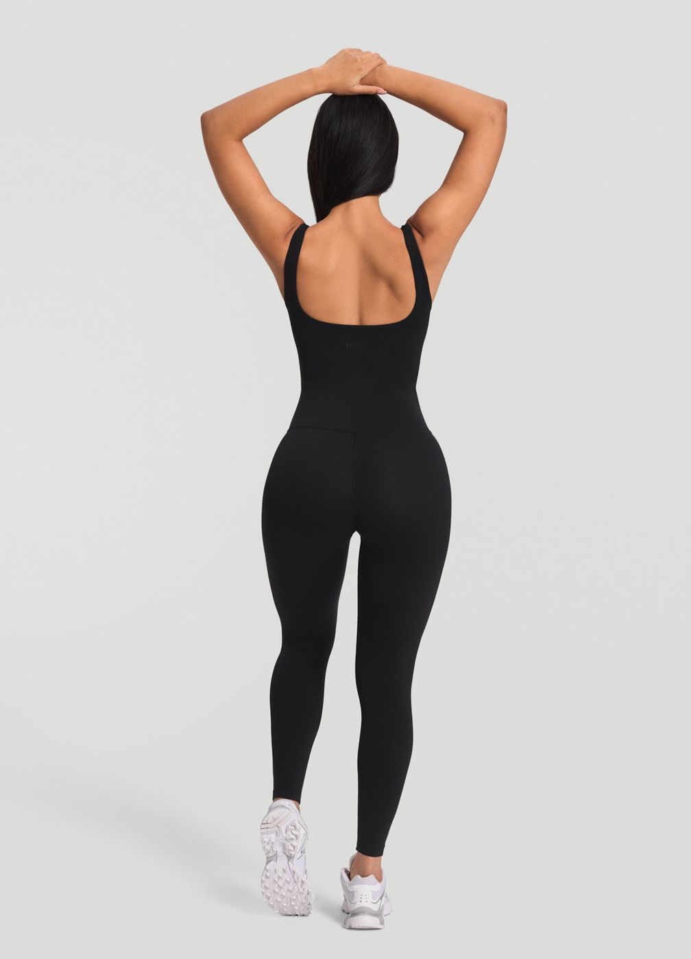 Cutout Jumpsuit in Black, detail