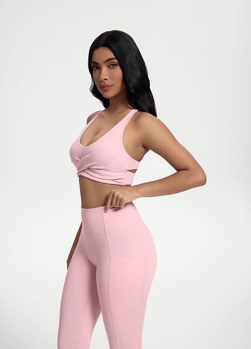 Double Strap Top in Ballet Pink, second view
