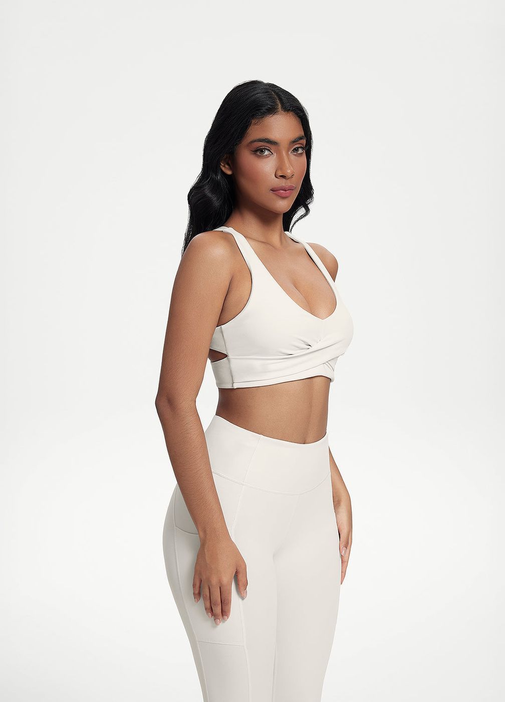 Double Strap Top in White, second view