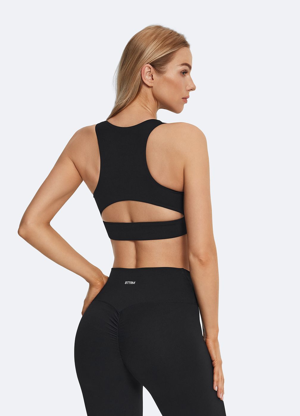 Elegance Cutout Top in Black, second view