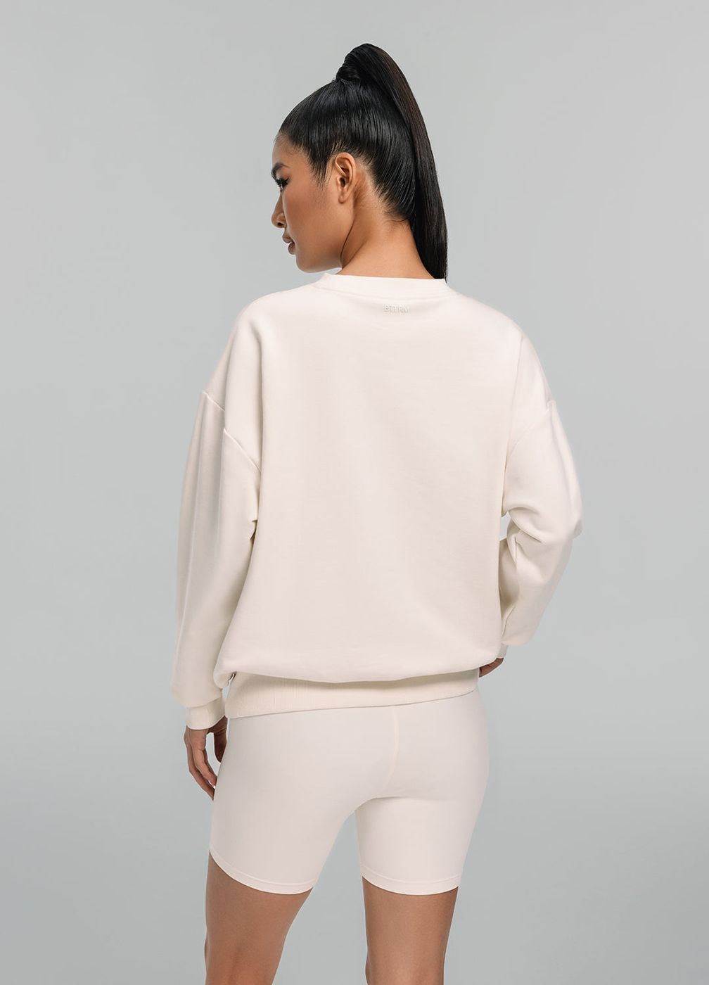 Everyday Active Sweatshirt in Ivory, detail