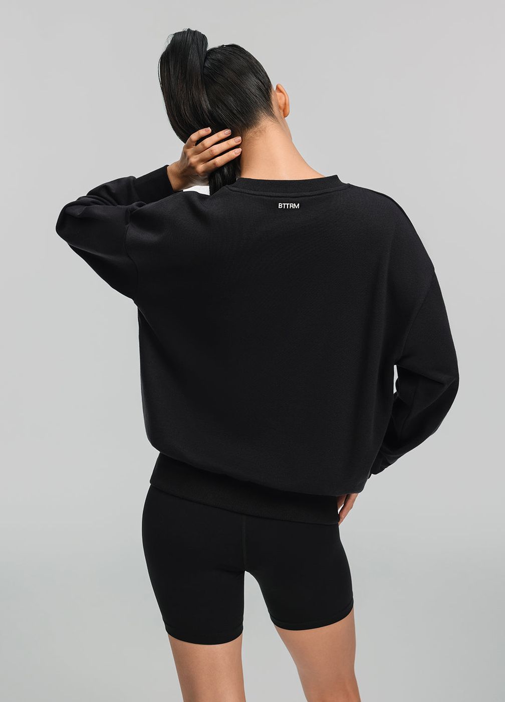 Everyday Active Sweatshirt in Black, detail