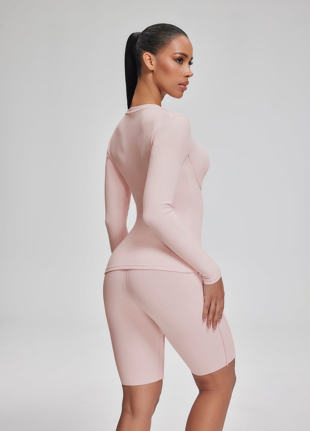 Everyday Long Sleeve Top in Ballet Pink, second view