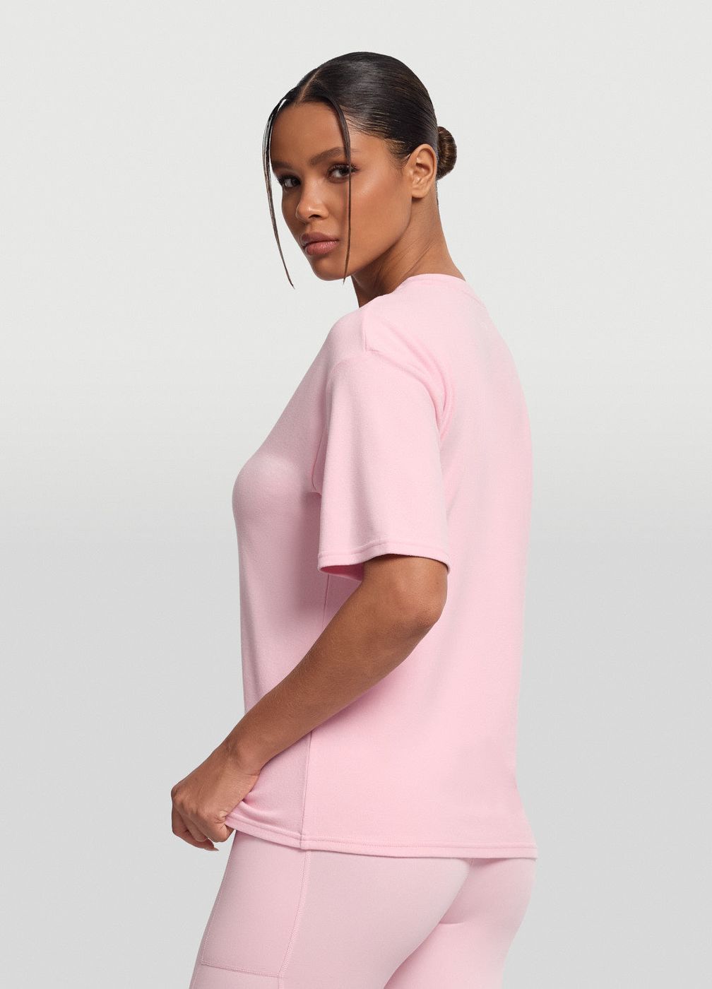 Everyday Relaxed T-shirt in Ballet Pink, second view