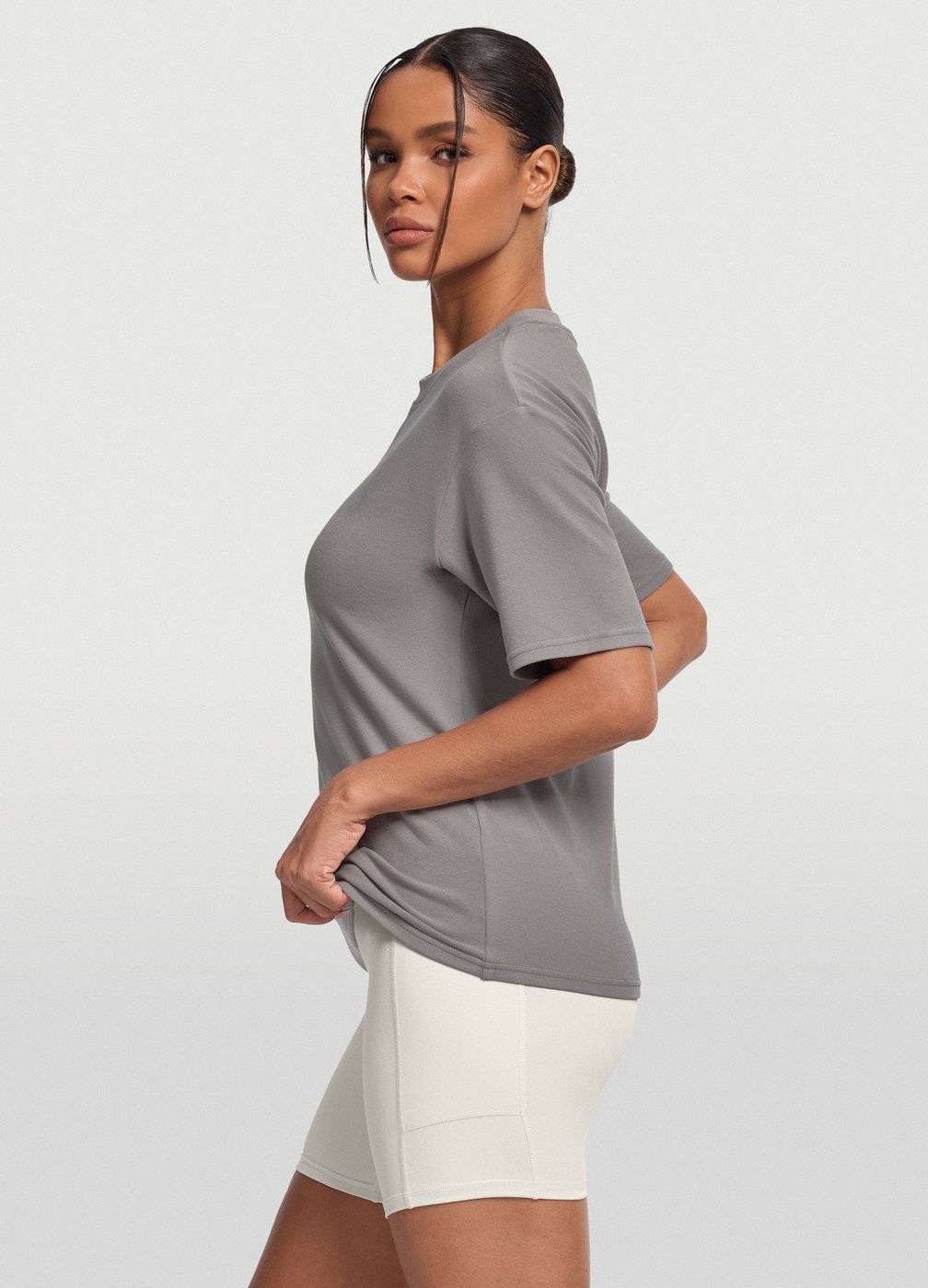 Everyday Relaxed T-shirt in Cool Gray, second view