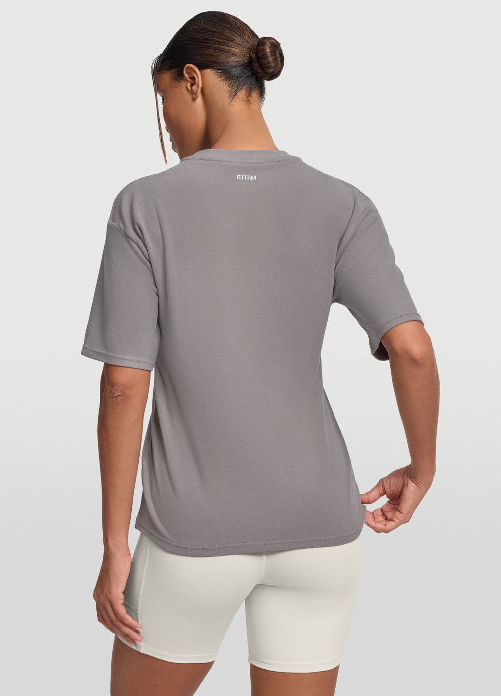 Everyday Relaxed T-shirt in Cool Gray, detail