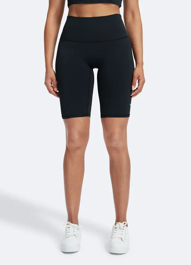 Ing Fit Pilates Shorts in Black, front view