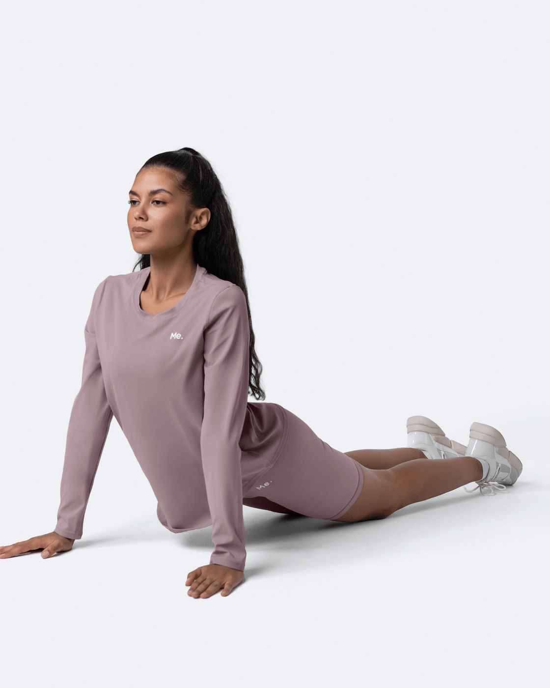 Long Sleeve in Dusty Pink, detail