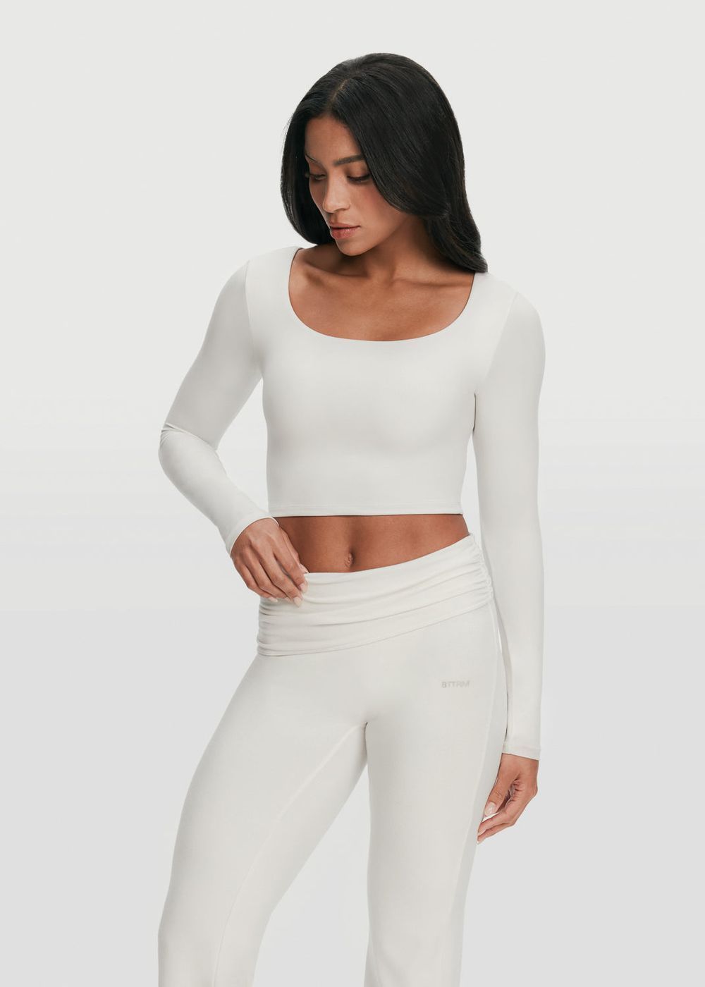 Lounge Pants in White, second view