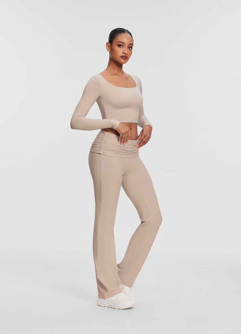 Lounge Pants in Oat Milk, second view