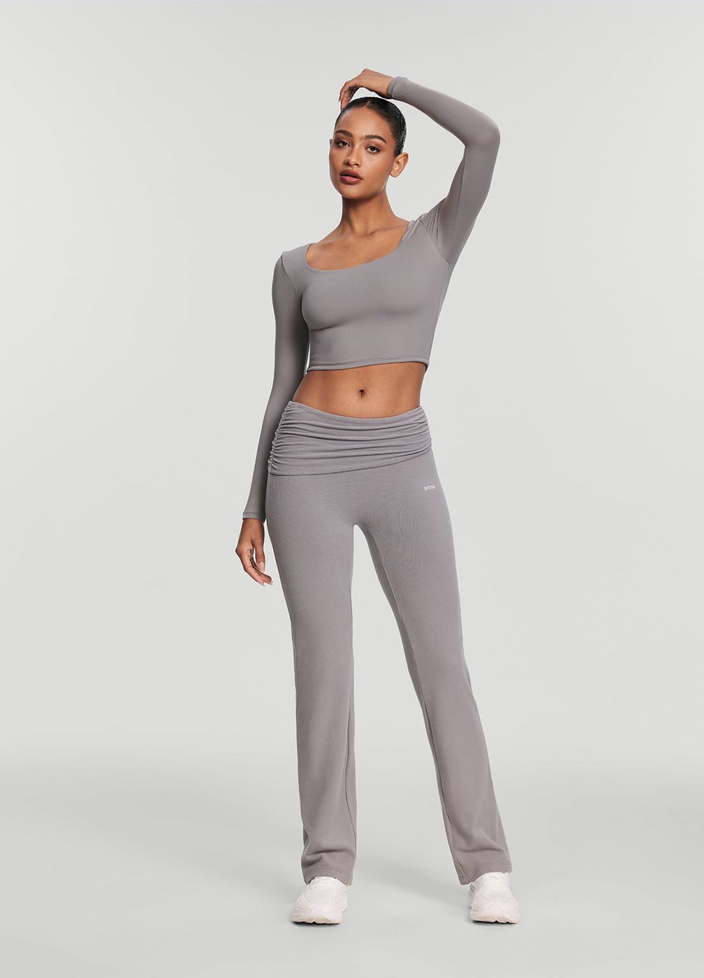 Lounge Pants in Cool Gray, detail