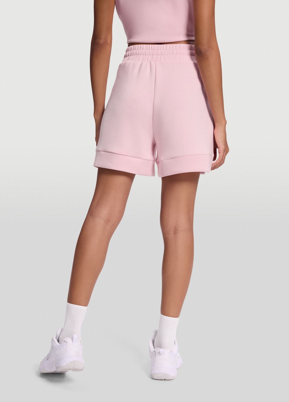Lounge Shorts in Ballet Pink, detail