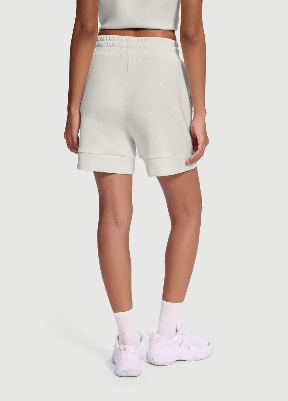 Lounge Shorts in White, detail