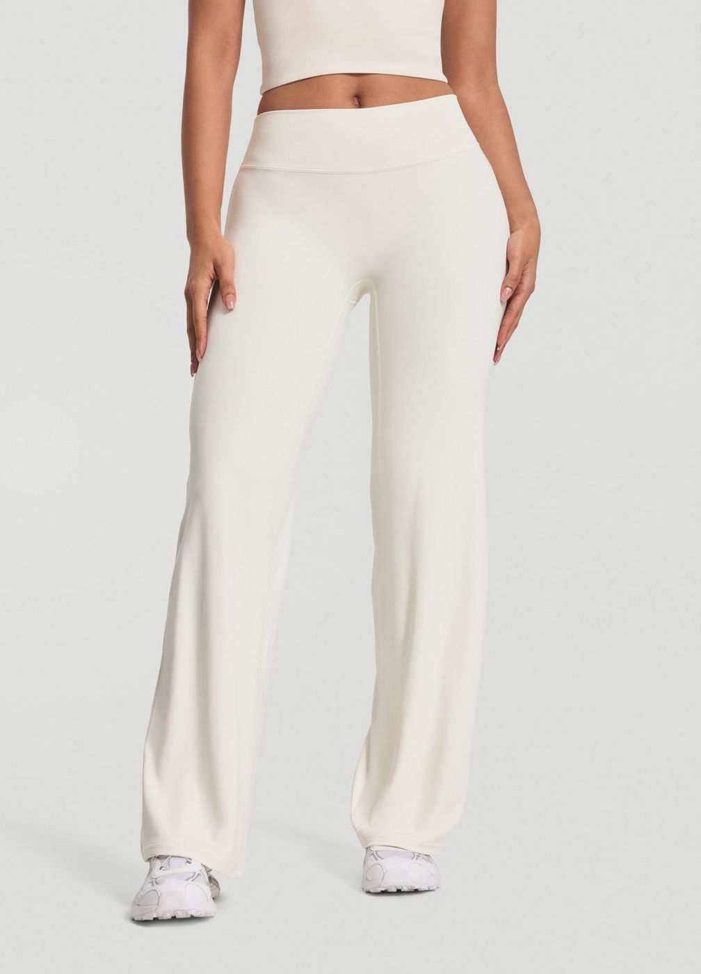Pants in Ivory, front view