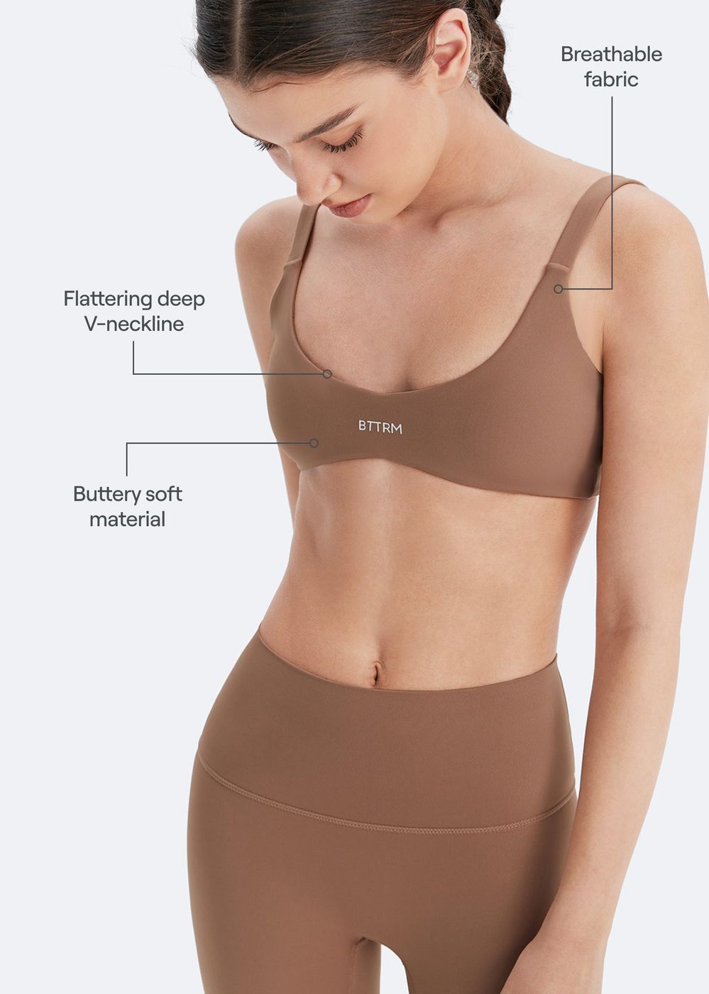 Sports Bra in Sand, second view