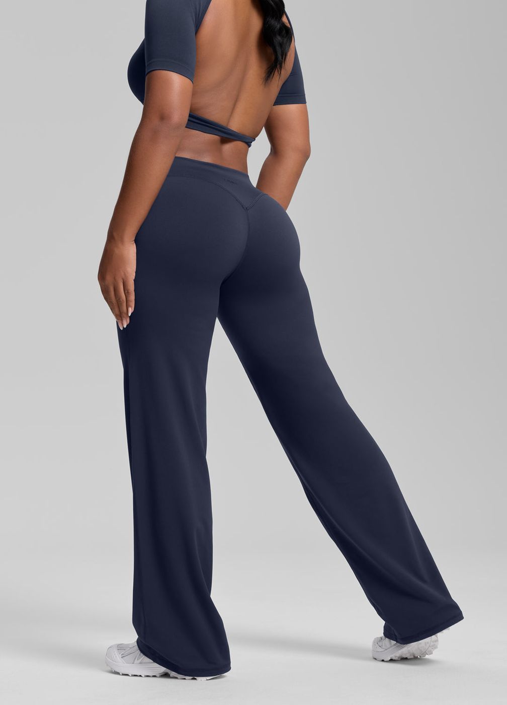 Straight Leg Bottoms in Midnight Navy, second view