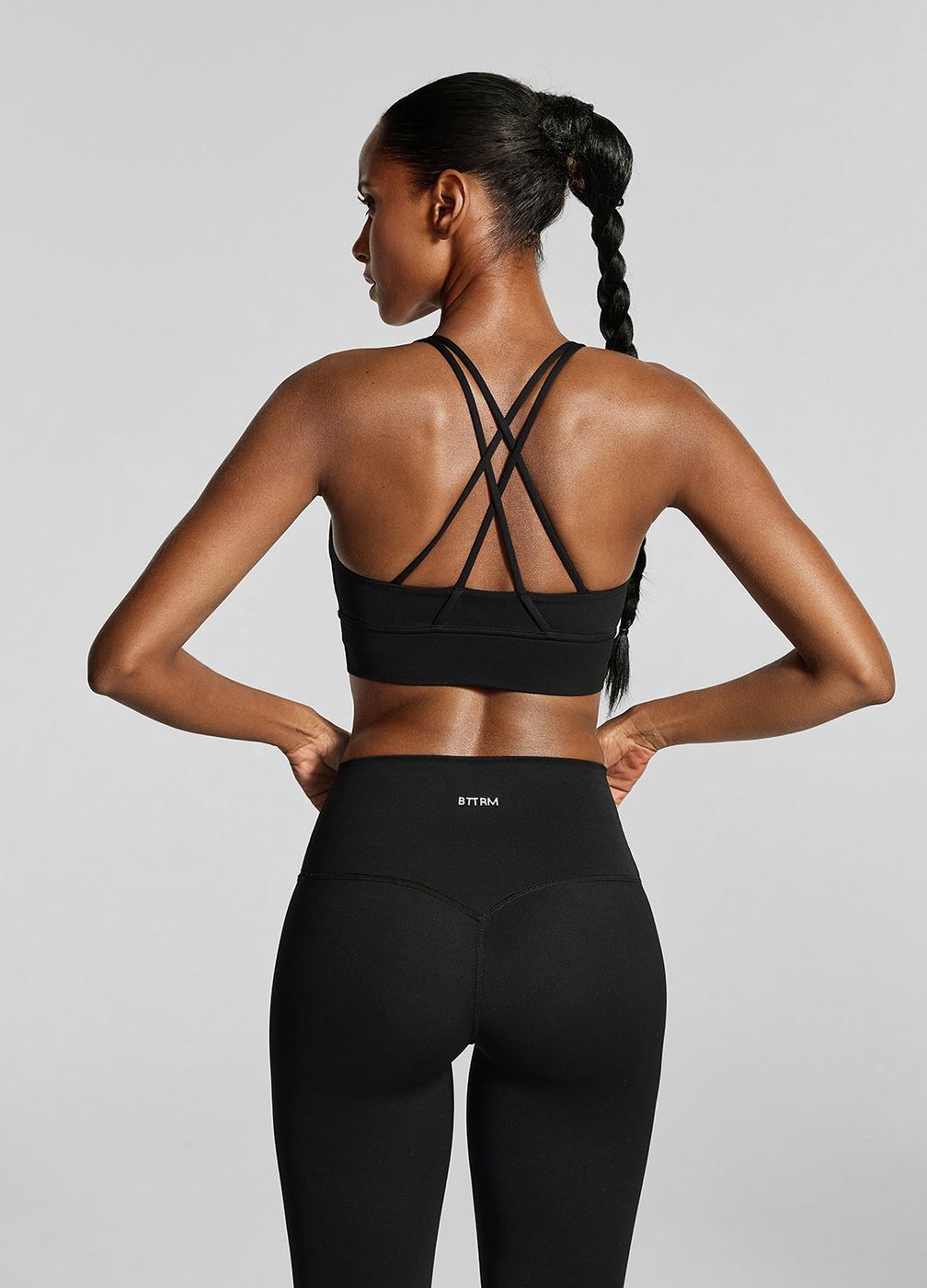 Strappy Back Top in Black, second view