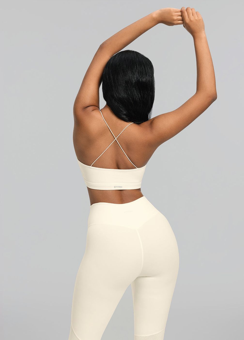 Strappy Racerback Top in Creamy Vanilla, second view