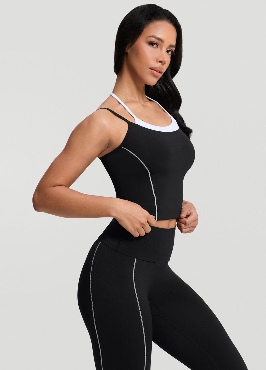Strappy Top in Black, second view