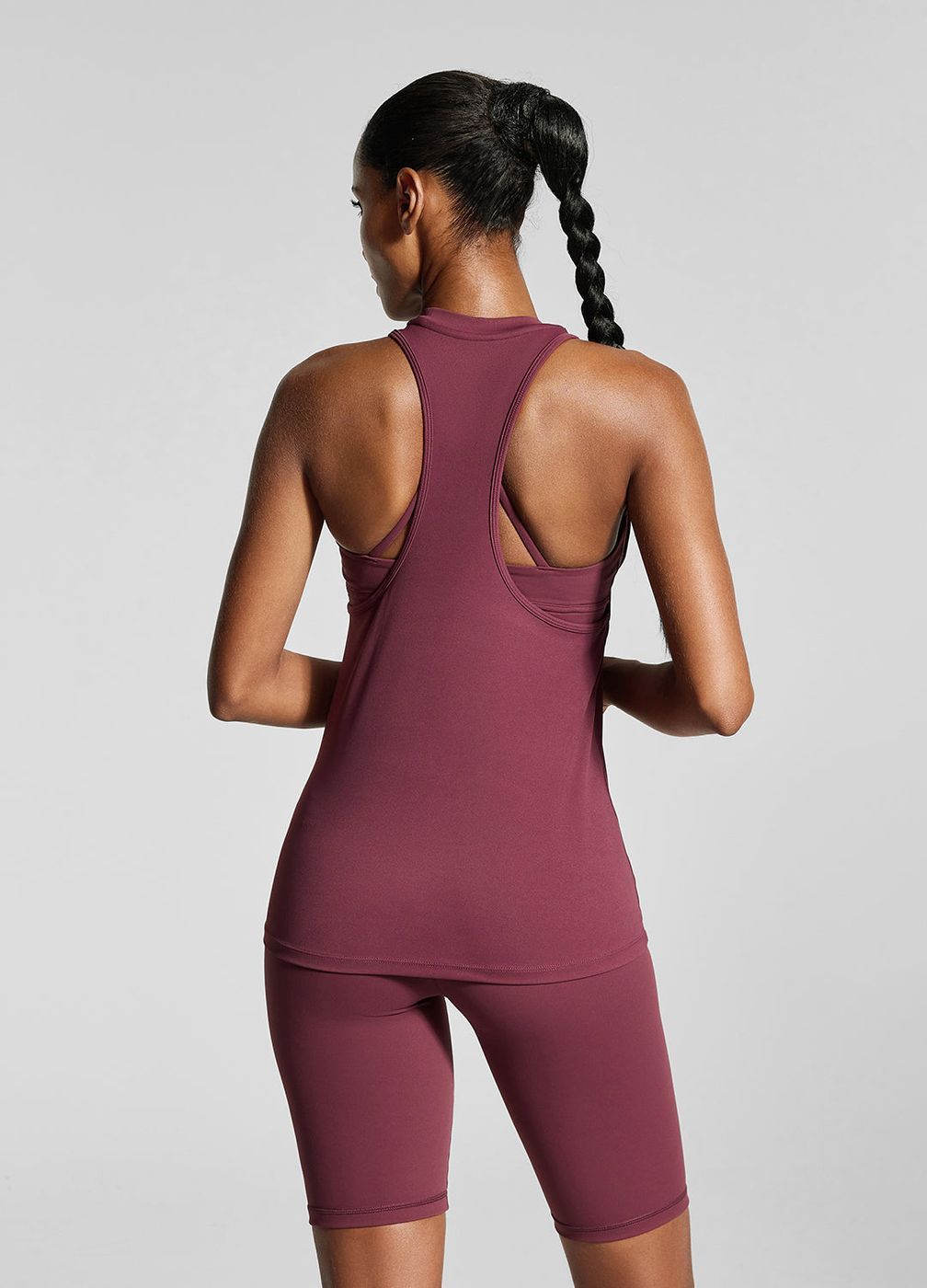 Tank Top in Burgundy, second view