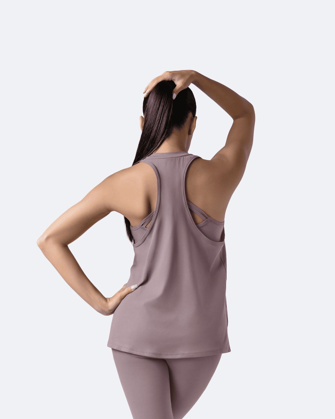 Tank Top in Dusty Pink, detail