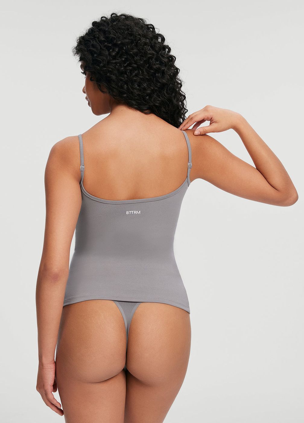 Thin Strap Tank Top in Cool Gray, second view