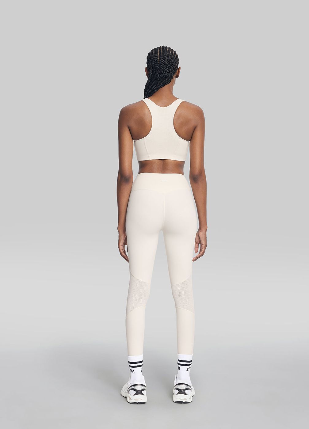 Ultimate Mesh Top in Ivory, detail